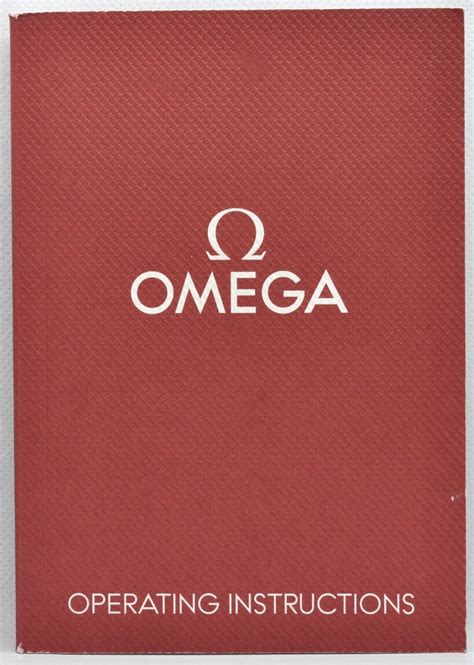 omega watch manuals download|omega watch operating instructions.